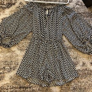 Black/white Romper